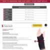 Picture of Wrist Splint with Preshaped Metal Stays, Hand Supp