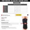 Picture of Knee Brace, Compression Sleeve Sports Support, Ope