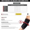 Picture of Elbow Brace, Compression Sleeve, Tendonitis Joint 