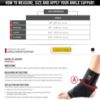 Picture of Ankle Brace Compression Sleeve, Support Strap Stab