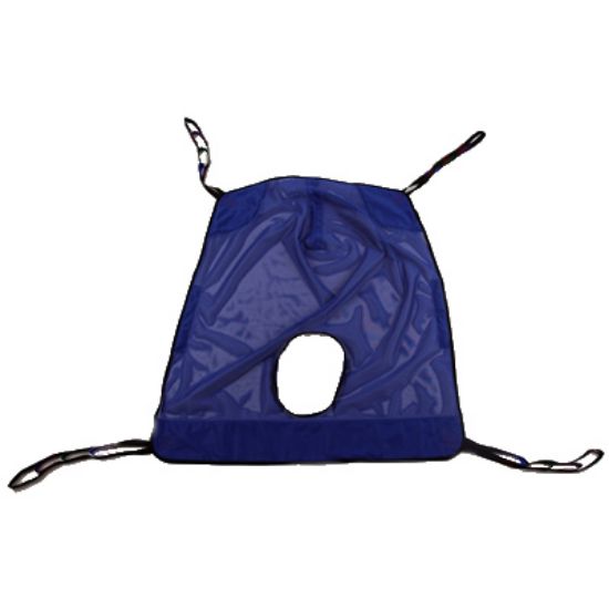 Picture of Invacare Fully Body Mesh Sling, with commode openi