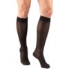 Picture of Sheer Compression Stockings, 15-20 mmHg, Women's Knee High Length, Diamond Pattern