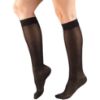 Picture of Sheer Compression Stockings, 15-20 mmHg, Women's Knee High Length, Diamond Pattern