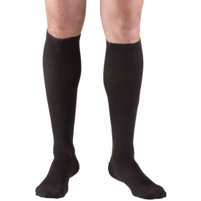 Picture of Compression Socks, 15-20 mmHg, Men's Dress Socks, Knee High Over Calf Length