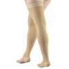 Picture of Compression Stockings for Men and Women, 20-30 mmHg , Thigh High Length, Dot-Top, Open Toe