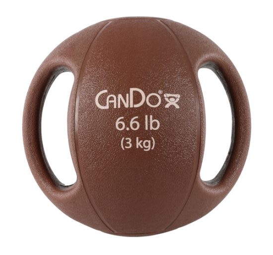 Picture of CanDo two-handle medicine ball