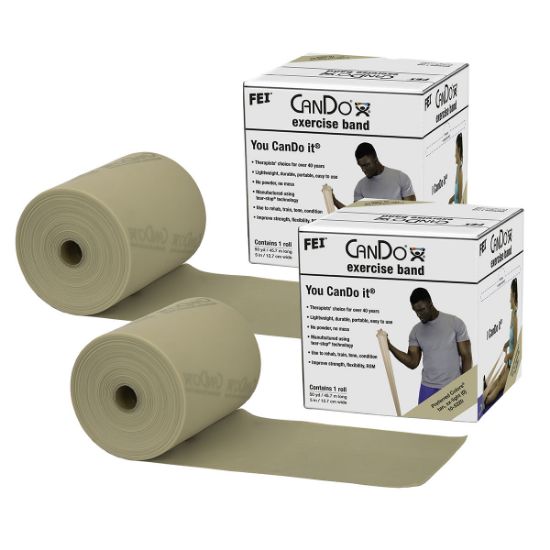 Picture of CanDo Twin-Pak exercise band, 100 yards