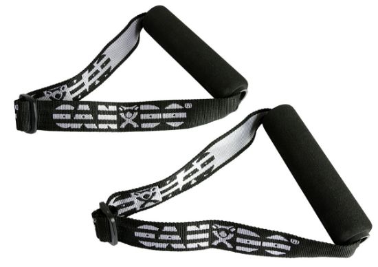 Picture of CanDo handle with adjustable webbing for band/tubing