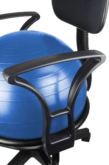 Picture of CanDo metal mobile ball stabilizer chair with arms