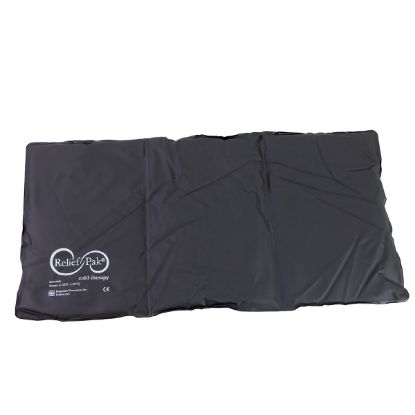 Picture of Relief Pak heavy-duty black urethane reusable cold pack, oversize (11 x 21")