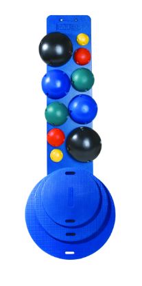 Picture of CanDo MVP 3-board circular set with 10 balls and rack