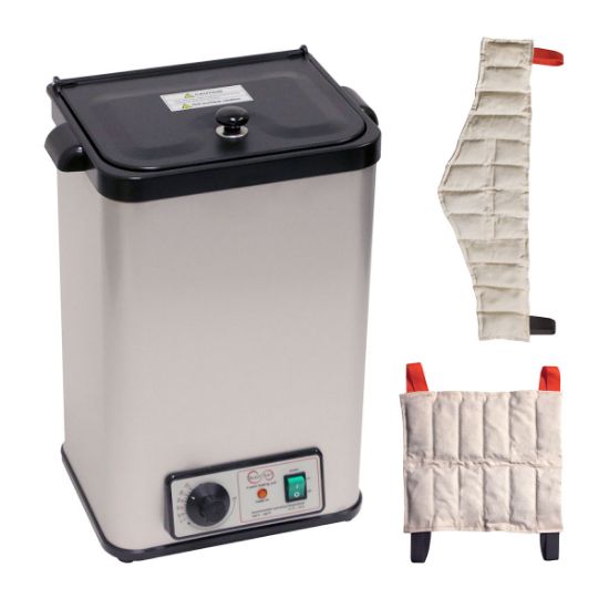 Picture of Relief Pak heating unit, 4-pack stationary with (2) standard and (2) neck, 110V