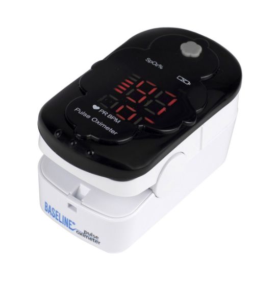Picture of Baseline fingertip pulse oximeter w/2 AAA batteries included (TAA compliant)