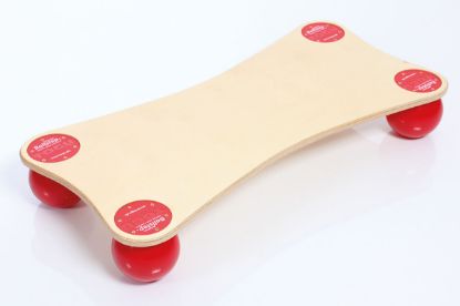 Picture of Togu Balanza Ballstep, 35" x 17" x 6", birch wood w/red balls