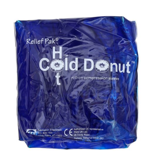 Picture of Relief Pak Donut cold/hot compression sleeve, small