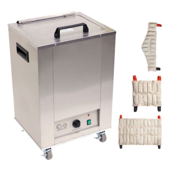 Picture of Relief Pak heating unit, 8-pack mobile with (2) standard, (2) neck, (2) oversize, 110V