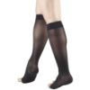 Picture of Sheer Compression Stockings, 15-20 mmHg, Women's Knee High Length, Open Toe, 20 Denier