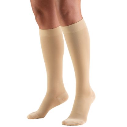 Picture of 30-40 mmHg Compression Stockings for Men and Women, Knee High Length, Closed Toe