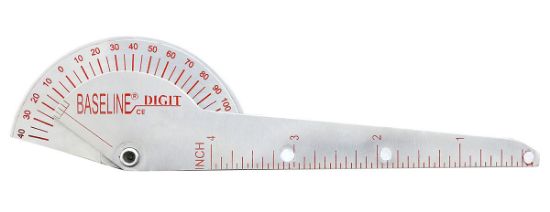 Picture of Baseline SS finger goniometer, 1-finger design
