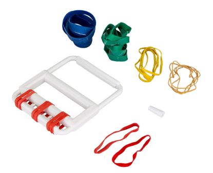 Picture of CanDo color-coded rubber band hand exerciser