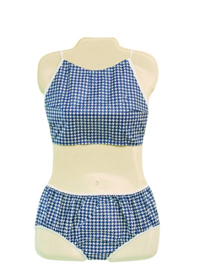 Picture of Dipsters patientwear, women's bibb-top bikini