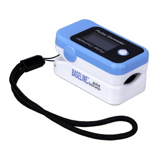 Picture of Baseline fingertip pulse oximeter (2 AAA batteries included)