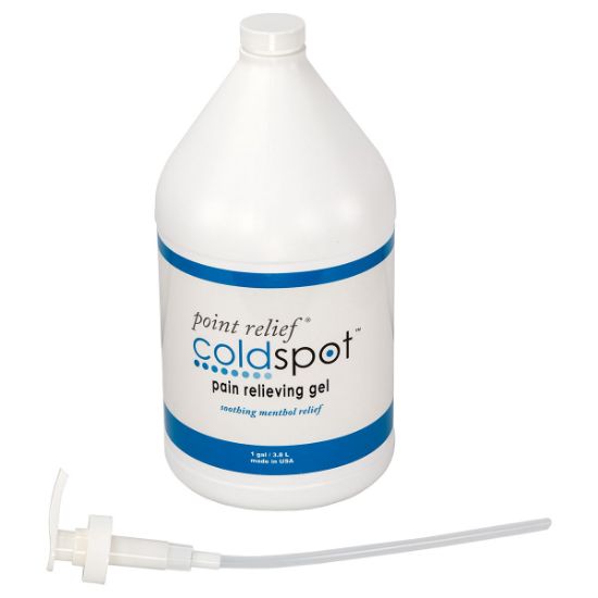Picture of Point Relief ColdSpot gel pump, 128 ounce (1 gallon)