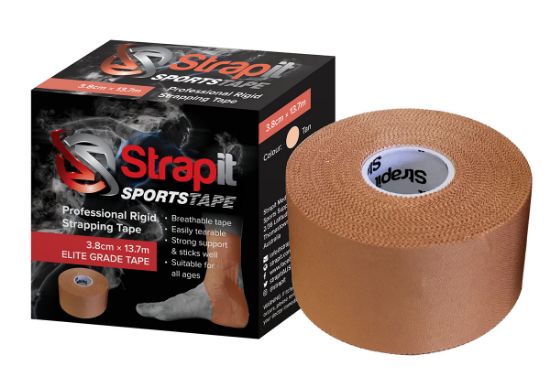 Picture of Strapit Professional Rigid Strapping Tape, Tan