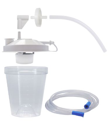 Picture of Drive Vacu-Aide Disposable container with external filter, assembled collection container kit, each