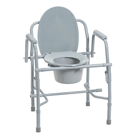 Picture of Drive Deluxe Steel Drop Arm Commode