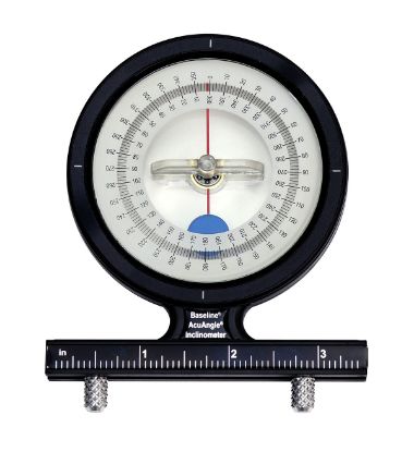 Picture of Baseline AcuAngle inclinometer with adjustable feet