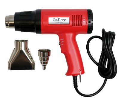 Picture of CanDo Heat Gun Kit- includes heat gun, 3/8" Air Concentrator, 3" Air Spreader, case