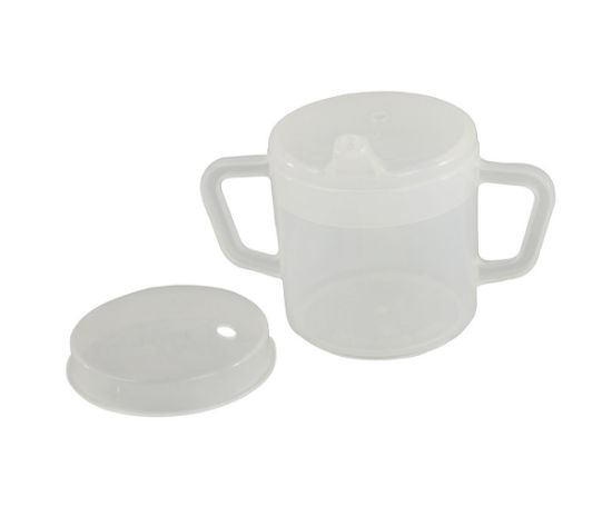 Picture of Independence 2-handled mug, 8 oz, w/2 lids