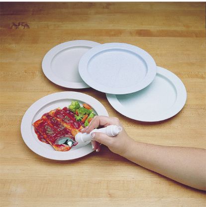 Picture of Inner lip non-skid plate, plastic, sandstone, 9"