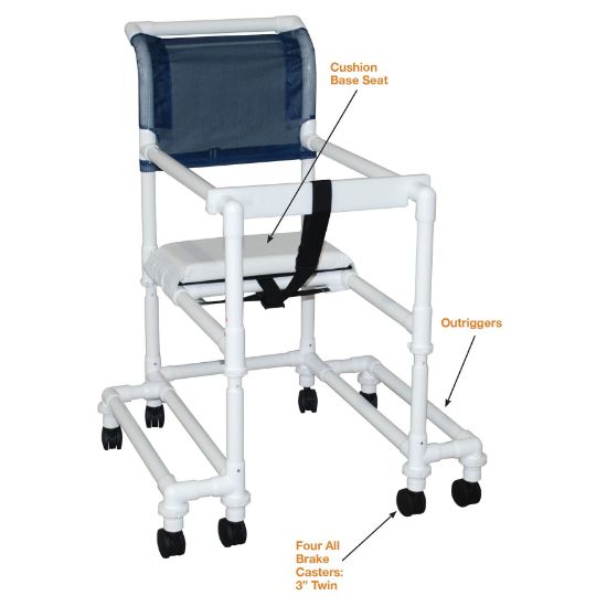 Picture of MJM Total Tall Walker with anti-tip outriggers (patients 6' to 6'6")